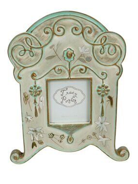 TRACY PORTER Photo Frame Laurel 8" high Frame 2.25" Picture Shabby Chic
